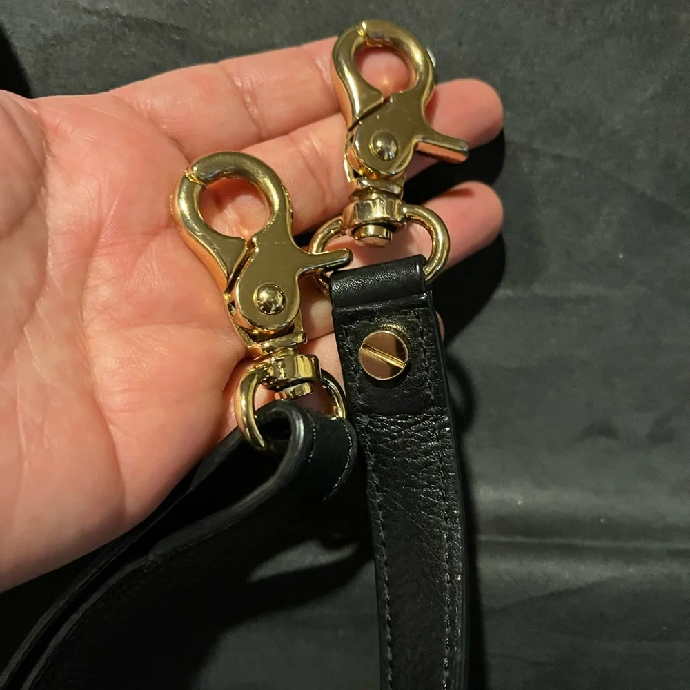 Tory Burch Black leather studded crossbody - Picture 11 of 13